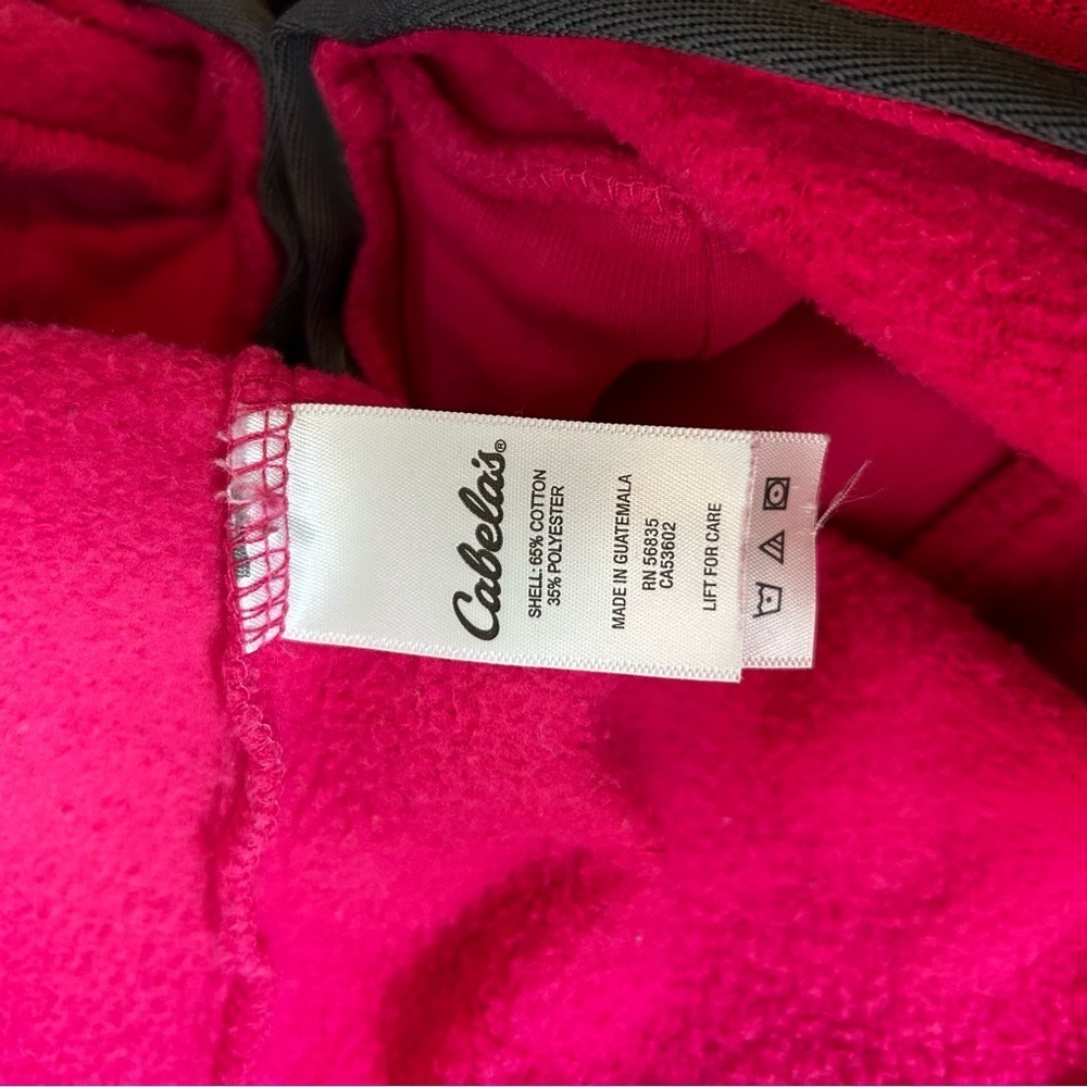 Caleb’s Pink Zip Up Hoodie Jacket Great Outdoors active wear Size Large - Picture 6 of 7